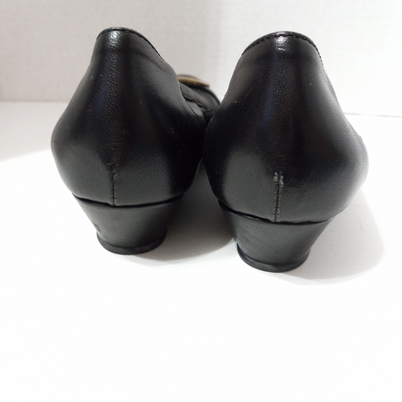 AGL Attilio Giusti Leombruni Bar Wedge Leather Pump 36 Italy 5.5 - Picture 6 of 7